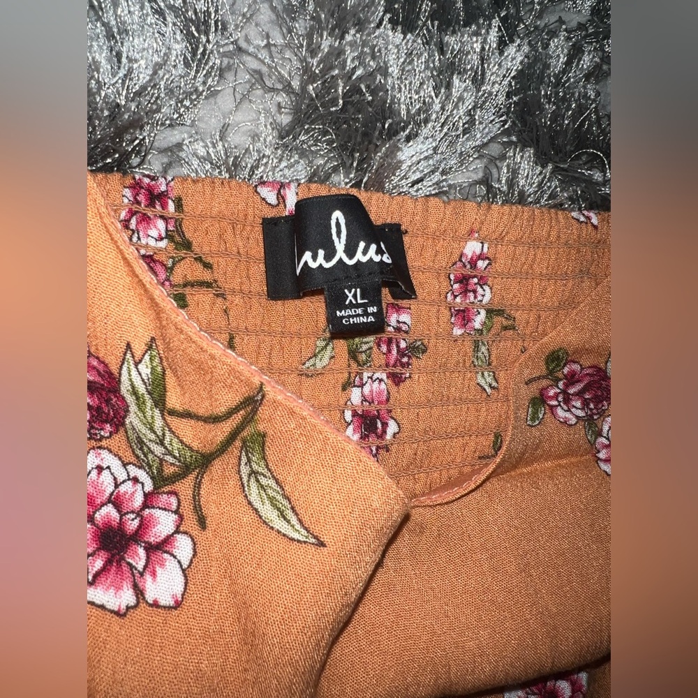 Lulus Floral Orange Jumpsuit - Picture 5 of 11